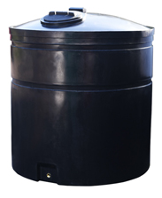 Water Tank 2000 Litres Black NON POTABLE