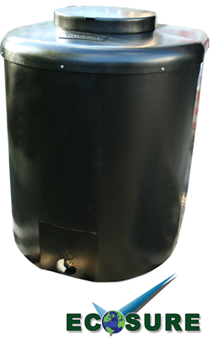 Insulated Water Tank 710 Litres Black