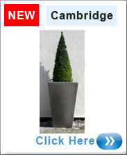 Cambridge Tall Planter - Millstone Grit