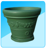 Garden Planter In Dark Green 