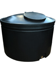 Water Tank 1600 Litres Black NON POTABLE