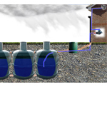 Ecosure 8400ltr Ver Underground Water Harvesting Tank 22mm 