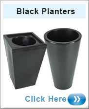 Black Plant Pots