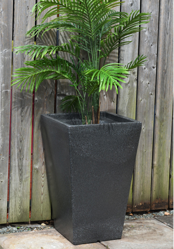 Cambridge Tall Planter - Millstone Grit