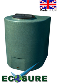 Ecosure 710 Litre Rainwater Butt Green Marble