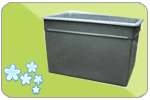 Ecosure Open Top Tank - Granite 125 Litres