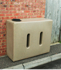 Ecosure Water Butt 500 Litre - Sandstone V1