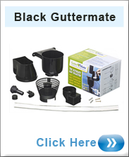 Black Guttermate - Rainwater Diverter