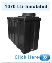 Insulated Water Tank 1070 Litres Black