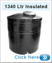 Insulated Water Tank 1340 Litres Black