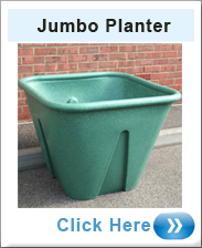 Ecosure Jumbo Planter in Green Marble