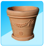 Garden Planter In Light Terracotta 