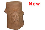 Wizard Log Head In Copper Brown