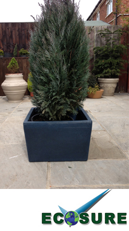 Meldreth Planter In Dark Green