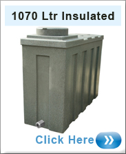 Insulated Water Tank Millstone Grit 1070 Litres