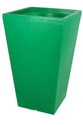 Cambridge Tall Garden Planter - Forest Green