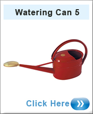 Watering Can 5 Litres Metal Slim Design Ruby