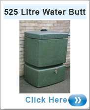 Shaped Water Butt 525 Litres Green Marble