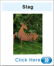 The Stag - Steel Deer Rust Effect
