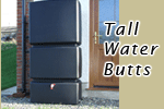 Tall Water Butt Black 750 Litres 
