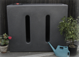 Ecosure Water Butt 1050Litres VAR1 - Milltone Grit  