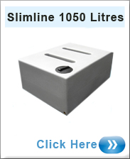 Slimline Water Butt 1050 Ltrs VAR2 - White Mable 