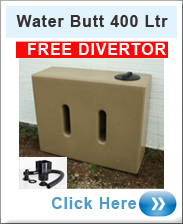 Special Offer 400 Litre Water Butt In Sandstone 