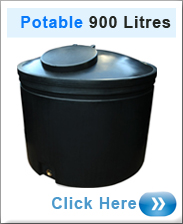 Water Tank 900 Litres Black POTABLE