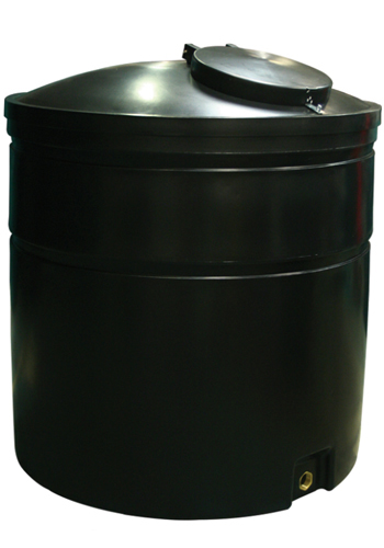 Water Tank 2000 Litres Black Non Potable