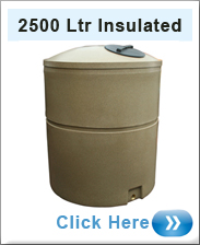 Insulated Water Tank In Sandstone 2500 Litres