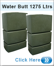 Water Butts 1275 Litres X 2 Green Marble