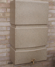 Wall Mounted Water Butt Sandstone