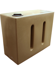 Slimline Water Butt 1050 Ltrs VAR1 - Sandstone 