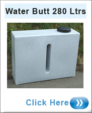 Water Butt 280 Litres White Marble