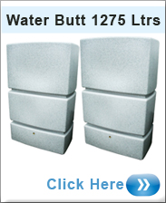 Water Butts 1275 Litres X 2 White Marble