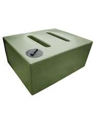 Ecosure Slimline Green Marble 1050 Litre Butt
