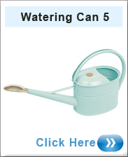 Watering Can 5 Litres Metal Slim Design Duck Egg