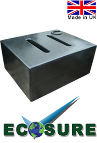 Water Tank 1050 Litres V2 Black NON POTABLE