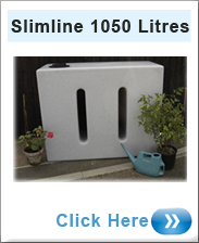 Slimline Water Butt 1050 Litres White Marble - V1