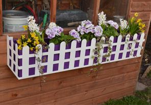 Window Box - Cottage Style In Purple