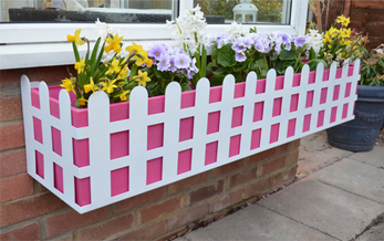 Window Box - Cottage Style In Pink