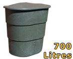 Water Butt 700 Litres Green Marble 